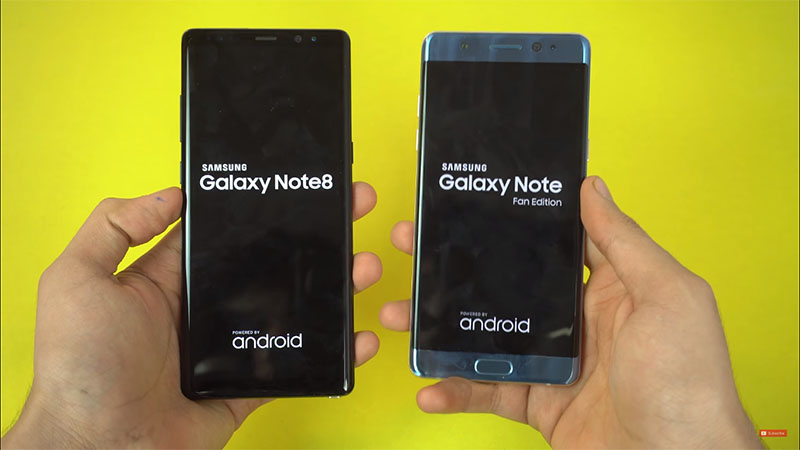 Đọ tốc độ Note 7 và Note 8 Đọ tốc độ Note 7 và Note 8