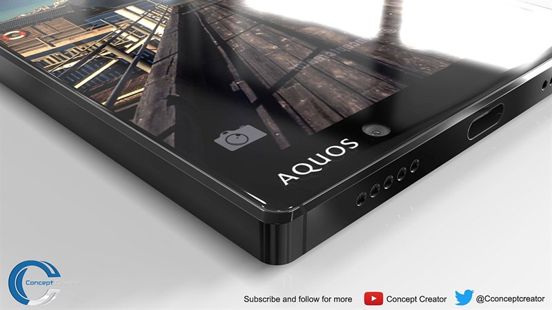 Concept: Sharp Aquos 2 với thiết kế nam tính, màn hình tràn cạnh, nhìn là yêu ngay Concept: Sharp Aquos 2 với thiết kế nam tính, màn hình tràn cạnh, nhìn là yêu ngay