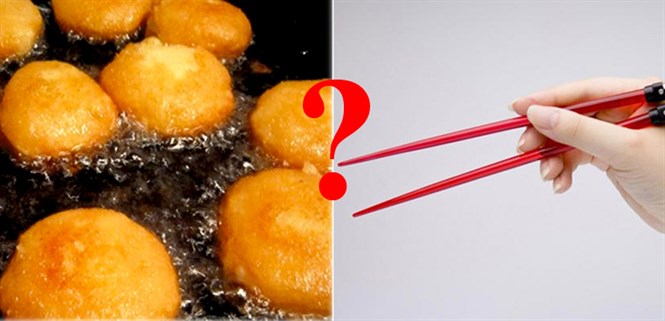 Đũa nhựa có dùng để chiên được không?