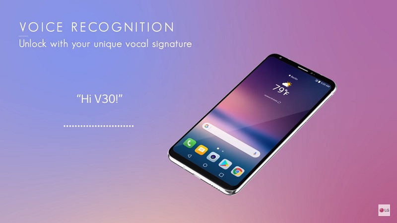 Chức năng mở khóa bằng cách nhận diện giọng nói