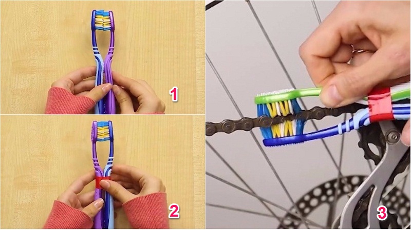 Làm sạch sên xe đạp thật đơn giản Làm sạch sên xe đạp thật đơn giản