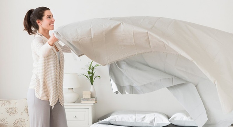 Làm sạch giường ngủ Làm sạch giường ngủ