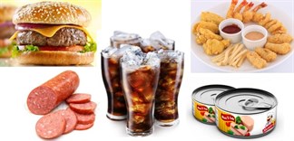 Các thực phẩm gây lão hóa khiến bạn già đi nhanh chóng