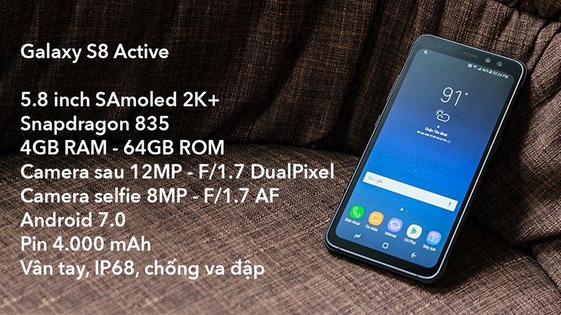 Trên tay Galaxy S8 Active Trên tay Galaxy S8 Active