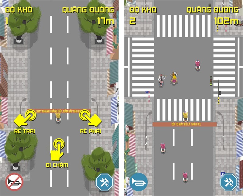 Còi to cho vượt