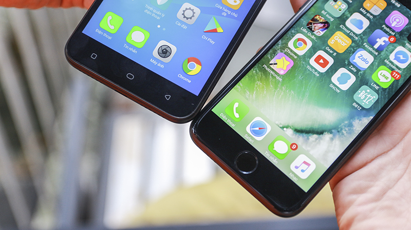 Đọ dáng iPhone 7 và Oppo A71 Đọ dáng iPhone 7 và Oppo A71