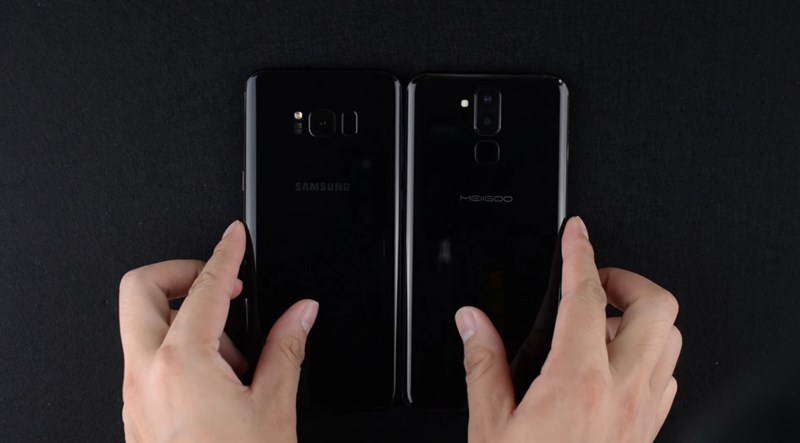 Meiigoo S8 có thiết kế khá tương đồng với Galaxy S8 Plus của Samsung Meiigoo S8 có thiết kế khá tương đồng với Galaxy S8 Plus của Samsung