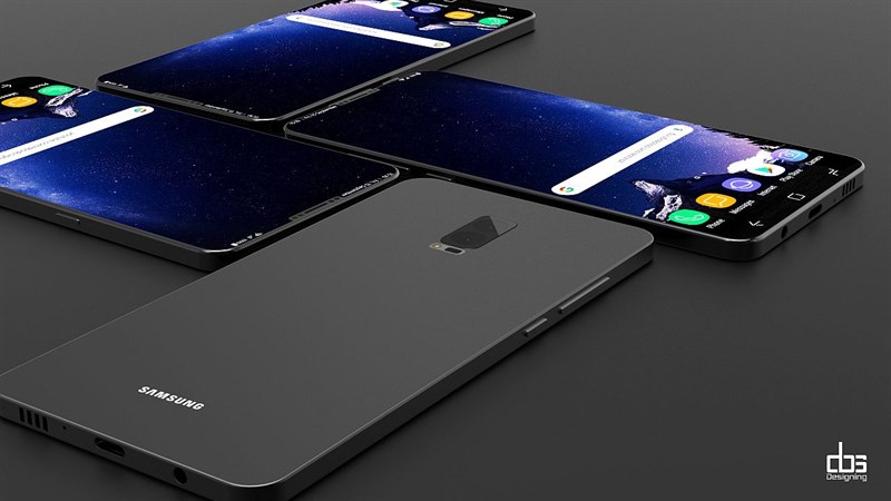 Concept: Galaxy S9 với thiết kế màn hình tràn cạnh tương tự như iPhone X