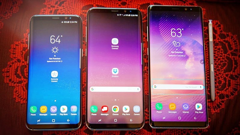 Galaxy Note 8, S8 và S8 Plus Galaxy Note 8, S8 và S8 Plus
