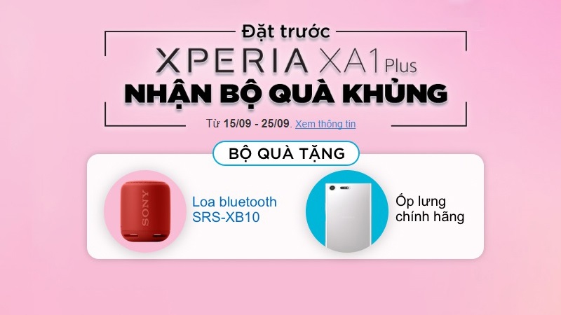 Quà Sony Xperia XA1 Plus 