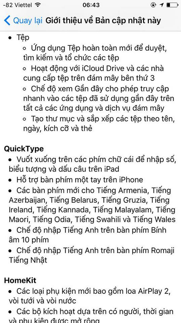 iOS 11 chính thức ra mắt, có gì mới mẻ? iOS 11 chính thức ra mắt, có gì mới mẻ?