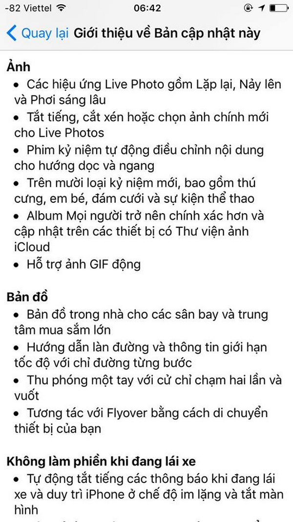 Điểm mới trên camera trên iOS 11 Điểm mới trên camera trên iOS 11