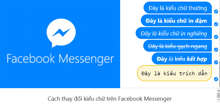 Trong chat của Messenger, bạn hoàn toàn có thể đổi kiểu chữ theo ý mình. Bạn có thể in đậm hoặc in nghiêng chữ cái một cách dễ dàng. Hơn nữa, các lựa chọn font chữ cũng rất đa dạng, giúp bạn có thể tạo ra những tin nhắn độc đáo và nổi bật trong nhóm chat của mình. Hãy thử ngay nhé!