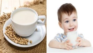 Không nên cho bé dùng những thứ này... khi uống sữa đậu nành