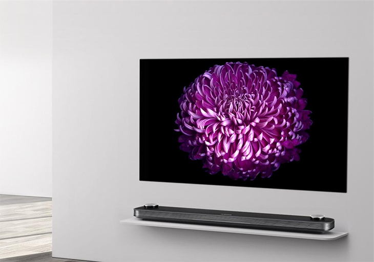 Tivi LG đứng vị trí số một trong bảng xếp hạng tivi tốt nhất năm 2017 > tivi OLED LG W7T