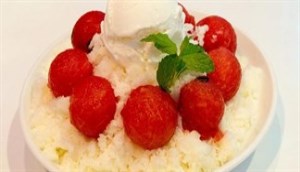 Cách làm bingsu dưa hấu tươi mát