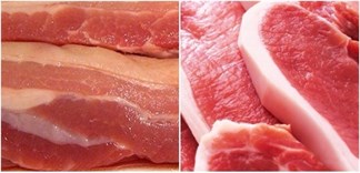 Cách chọn mua thịt lợn không nhiễm kháng sinh