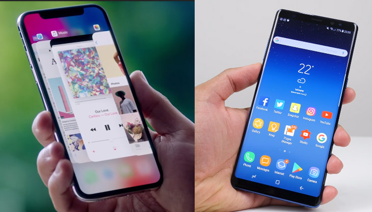 So sánh nhanh iPhone X và Samsung Note 8: ai hoàn hảo hơn?