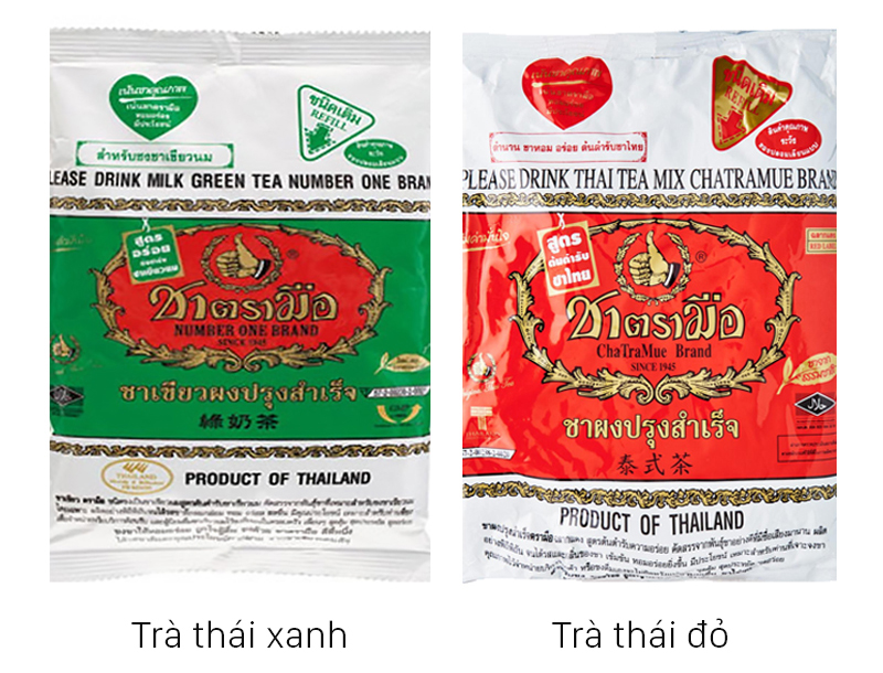 Các loại trà thái Các loại trà thái