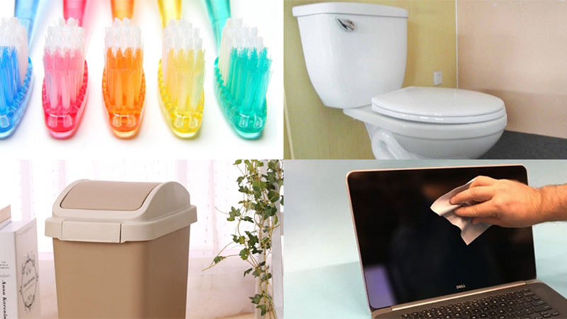 Vệ sinh một số loại vật dụng