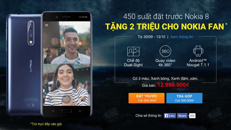 Nokia 8 Thế Giới Di Động