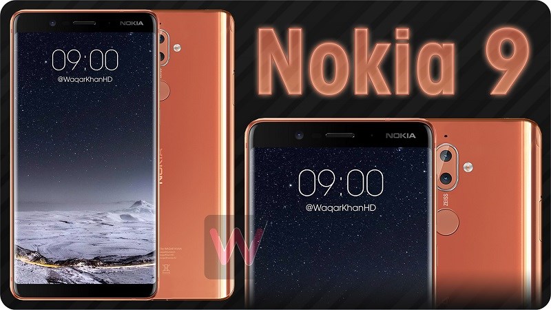 Nokia 9 màn hình cong vô cực vừa lộ ảnh với màu xanh lam cuốn hút Nokia 9 màn hình cong vô cực vừa lộ ảnh với màu xanh lam cuốn hút