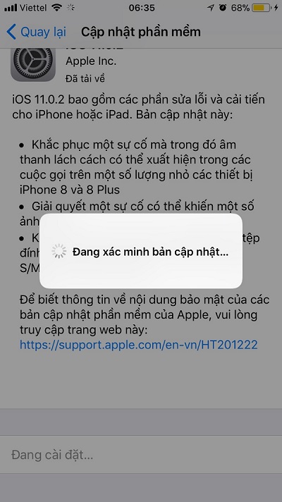 Apple tung bản cập nhật iOS 11.0.2, sửa lỗi quan trọng trên iPhone 8, iPhone 8 Plus Apple tung bản cập nhật iOS 11.0.2, sửa lỗi quan trọng trên iPhone 8, iPhone 8 Plus