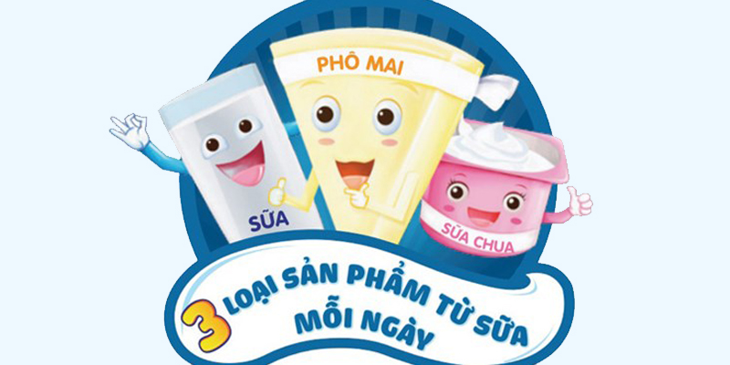 Sữa và chế phẩm sữa là sản phẩ dinh dưỡng 