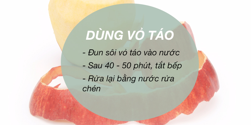 Dùng vỏ táo Làm sạch ngay xoong, nồi bị cháy với những “tuyệt chiêu” đơn giản!