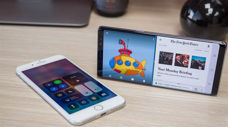 Note 8 vs iPhone 8 Plus