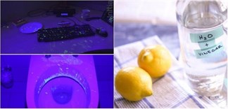 Vật dụng trong nhà sạch bong vi khuẩn nhờ chanh và giấm