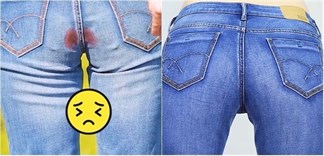 Đánh bay vết đèn đỏ trên quần jean