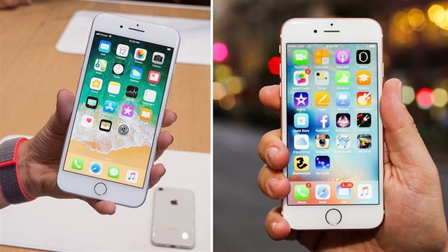 So sánh khác biệt giữa iPhone 6s và iPhone 8