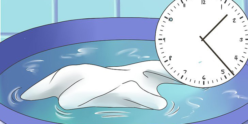 Quần áo chỉ cần ngâm khoảng 30 phút trước khi giặt là đủ