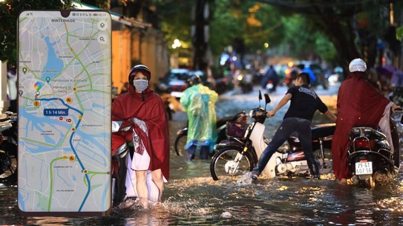 Cách tra cứu điểm ngập nước ở TP HCM