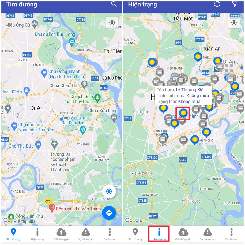 Cách tra cứu điểm ngập nước ở TP.HCM giúp bạn tránh bị ùn tắc giao thông