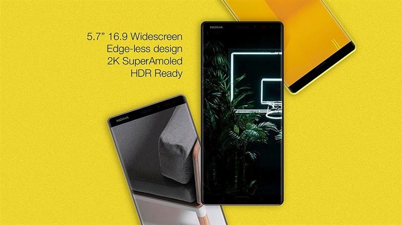 Concept: Nokia 10 với màn hình Super AMOLED HDR, camera 41MP như Lumia 1020