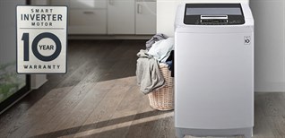 Tiết kiệm điện vượt trội với dòng máy giặt Smart Inverter của LG