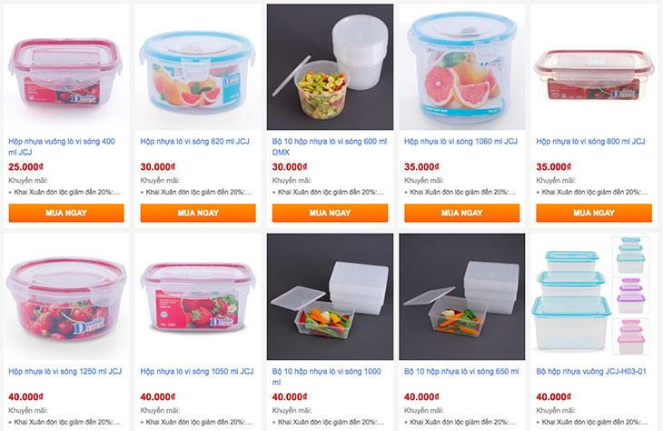 5 lý do nên mua hộp đựng thực phẩm tại Điện máy XANH > 5 lý do nên mua hộp đựng thực phẩm tại Điện máy XANH