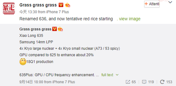 Thông tin được tiết lộ trên mạng xã hội Weibo