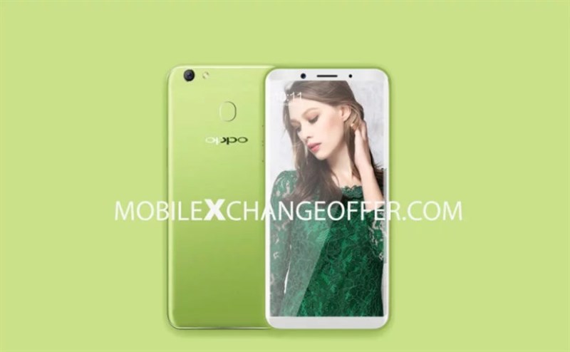 OPPO F5 màu xanh lá cây