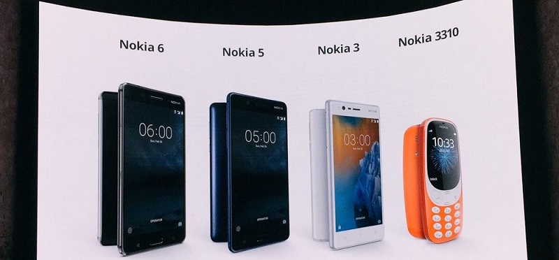 Nokia 3310 2017, Nokia 3, Nokia 5 và Nokia 6