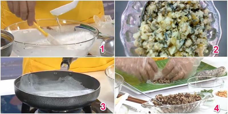 Kết quả hình ảnh cho cách là m bánh cuá»n bằng chảo chá»ng dÃnh