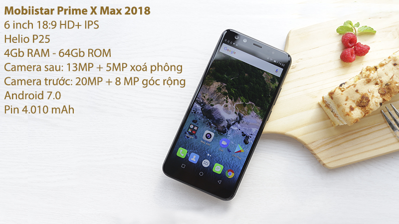 Cận cảnh Mobiistar Prime X Max 2018 Cận cảnh Mobiistar Prime X Max 2018