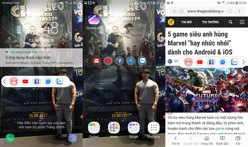 Floating Bar theo bạn mọi nơi Floating Bar theo bạn mọi nơi