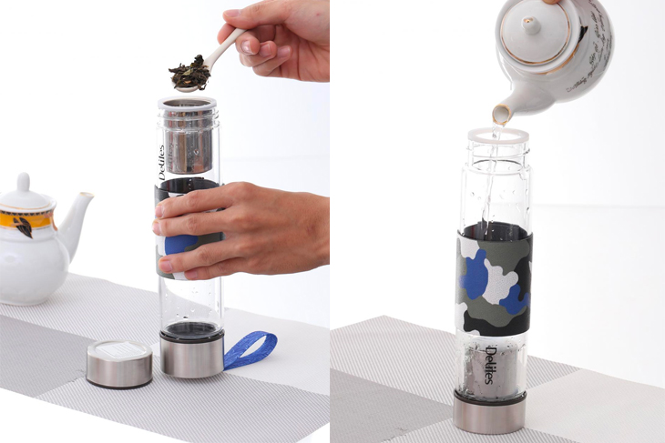 Đánh giá bình bình đựng nước thủy tinh Delites TT-001 cực trẻ trung, năng động > bình đựng nước thủy tinh Delites TT-001