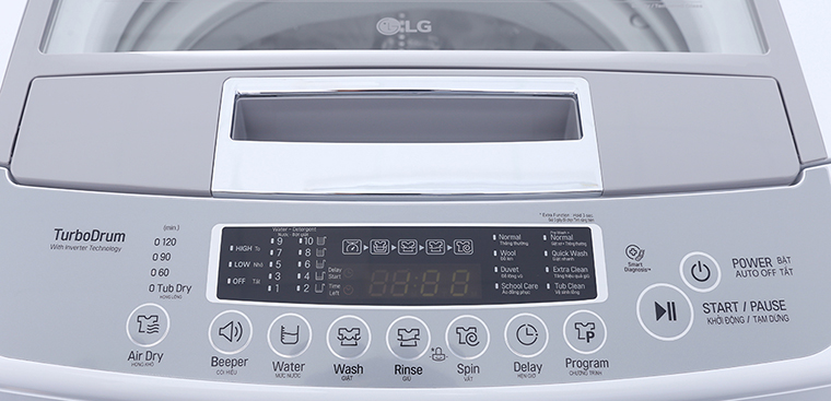 Làm thế nào để sử dụng chức năng giặt nhanh và tiết kiệm nước trên máy giặt turbodrum?
