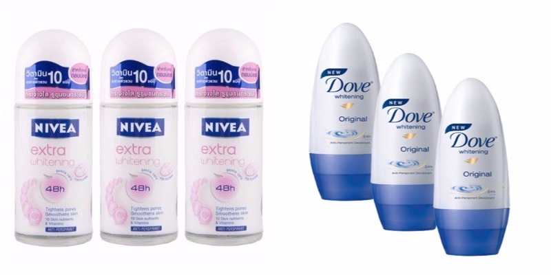 Nên dùng lăn khử mùi Nivea hay Dove?