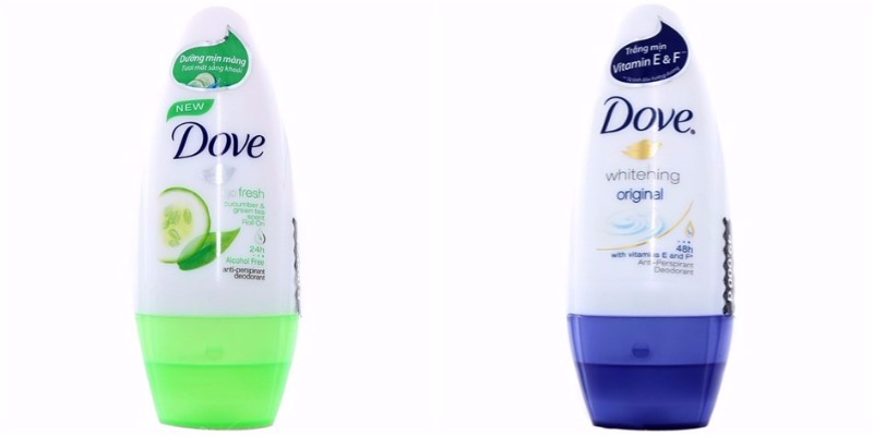 Nên dùng lăn khử mùi Nivea hay Dove?