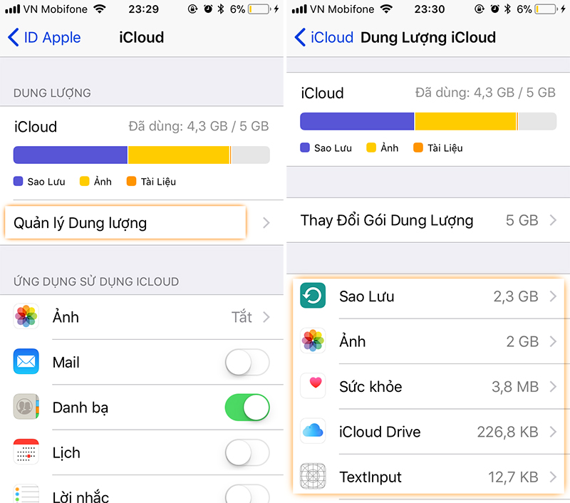 Với Dung lượng iCloud mở rộng, bạn sẽ không còn bận tâm về việc hết không gian lưu trữ. Làm chủ iCloud và tạo ra vô vàn khoảnh khắc đáng nhớ trong cuộc sống của bạn.